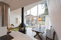 Sweden Modern Cabin House Minimalist Design in Middle of Forest