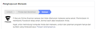 Pembersihan Akun Facebook Selesai
