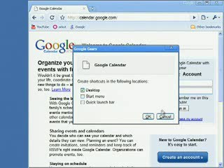 Google Chrome - Sistema integrado com o Google Gears