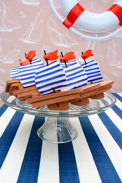 Kara s Party  Ideas  Nautical  Themed Sailboat  Birthday  Party  