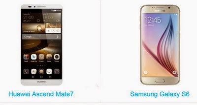 Perbandingan Samsung Galaxy S6 vs. Huawei Ascend Mate 7