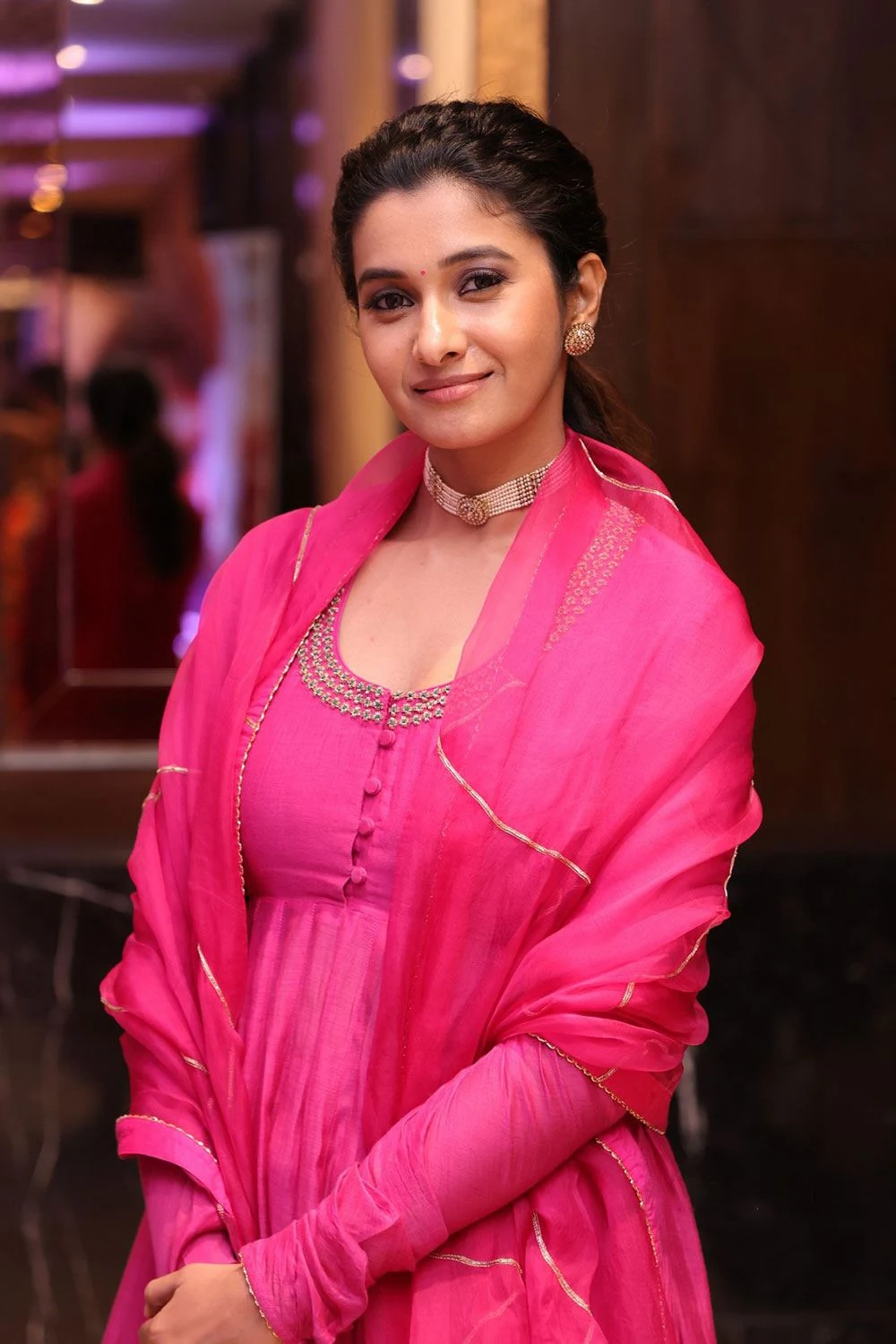 Actress Priya Bhavani Shankar at Enugu Movie Trailer Launch