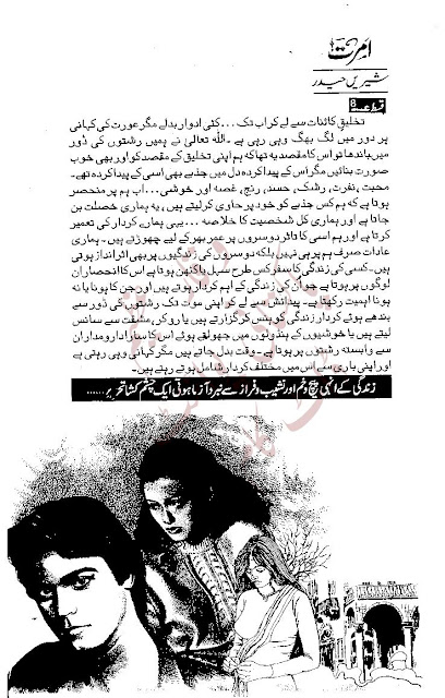 Free online reading Amrat Episode 8 novel by Sheren Haider