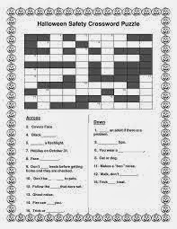 Halloween Crosswords Printable 1