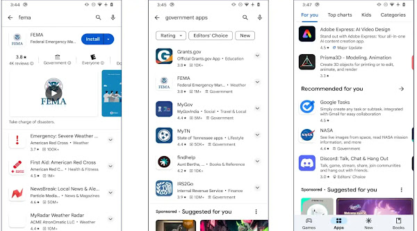 Google Play Store Introduces “Government” Badge for Official Apps