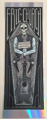 Jim Mazza Eric Church Sioux City, SD Poster foil variant