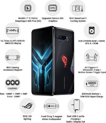 Asus ROG Phone 3 look and design