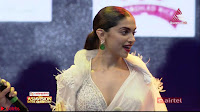 Deepika Padukone in Elegant White Saree and Choli at an award Function  Exclusive Pics 009.jpeg