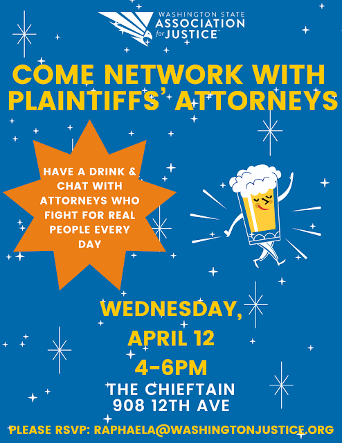 Have a drink and chat with attorneys who fight for real people every day