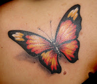 3d Butterfly Tattoo