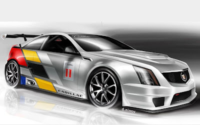 CTS-V Coupe Race Car Hot Photos