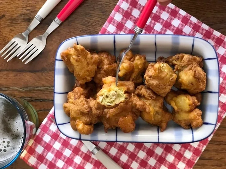 Buñuelos de alcachofa