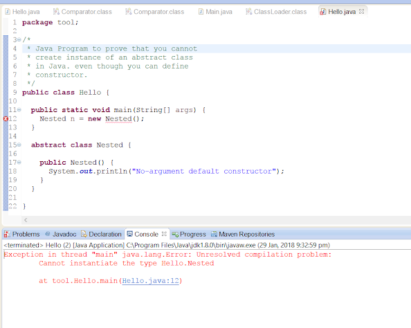 Is it possible to instantiate an Abstract class in Java?