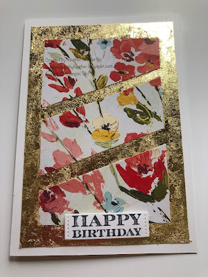 Gilded leafing, Stampin' Up!, Being CreateAble with Heather