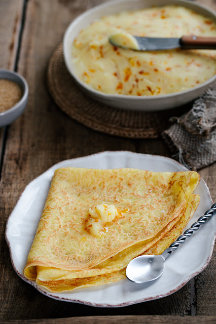 Crêpes au beurre Suzette