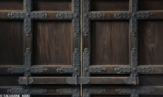 Details of a gate at Nanzenji Temple, in Kyoto