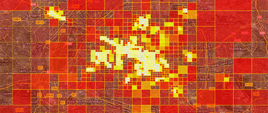  is a oestrus map of the public based on the set out of photographs submitted to Panoramio New Sightseeing World Heat Maps