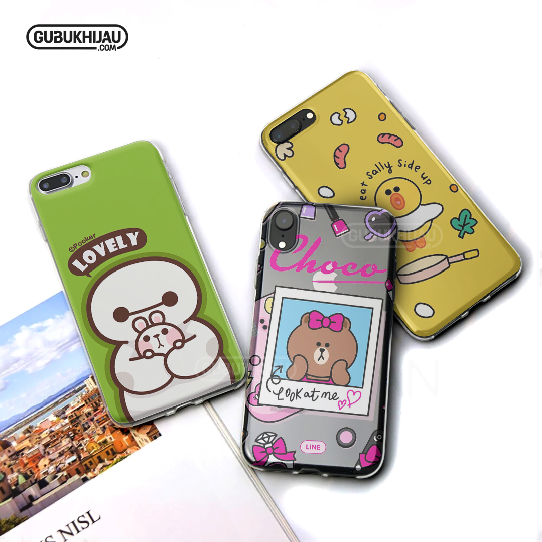 Mockup Softcase iPhone 8 Plus dan iPhone XR