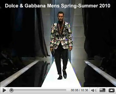 Fashion  2010 on Posting  Here Is Dolce   Gabbana Mens Spring Summer 2010 Fashion