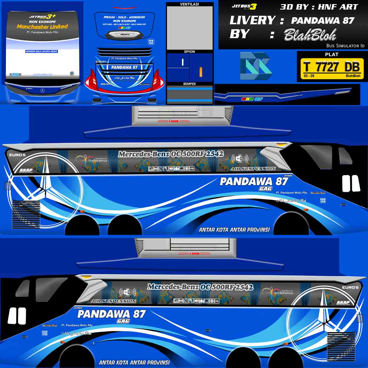 bussid livery pandawa 87