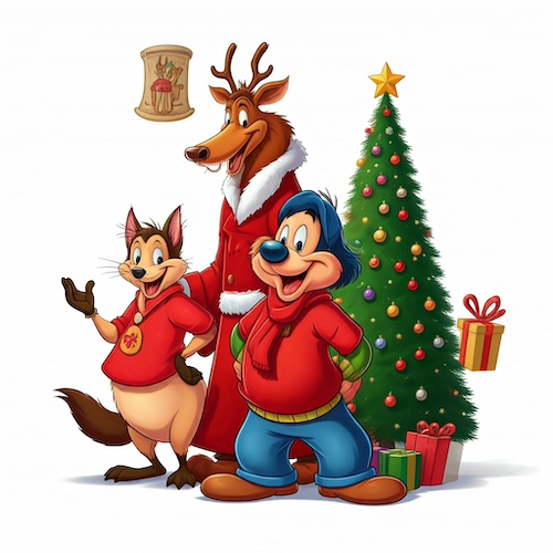 Christmas Wishes from Cartoon