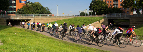 Si es fácil ir en coche, la mejor red de carril-bici no lo va a evitar: el caso de Stevenage