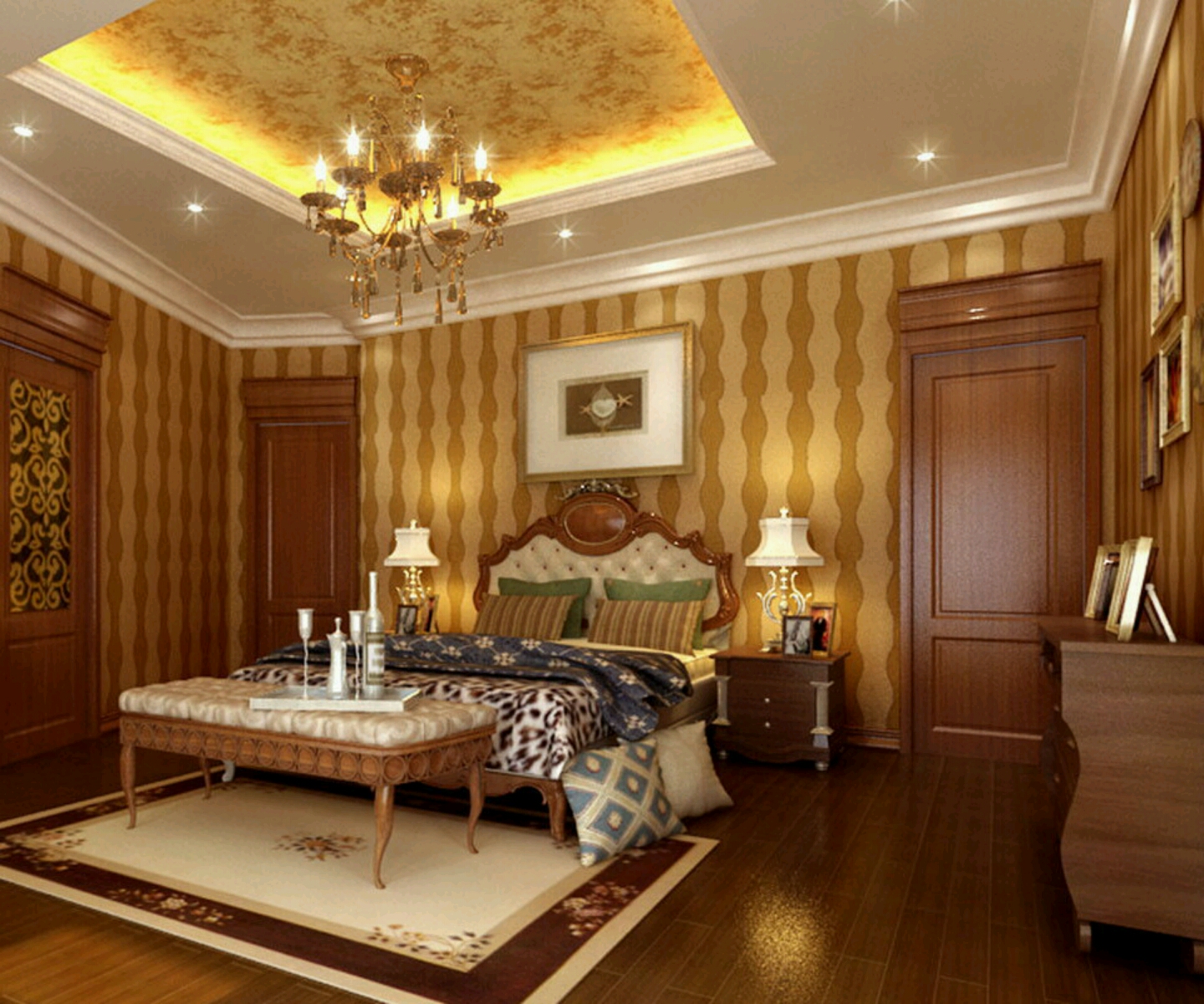  home designs latest.: Modern bedrooms designs ceiling designs ideas