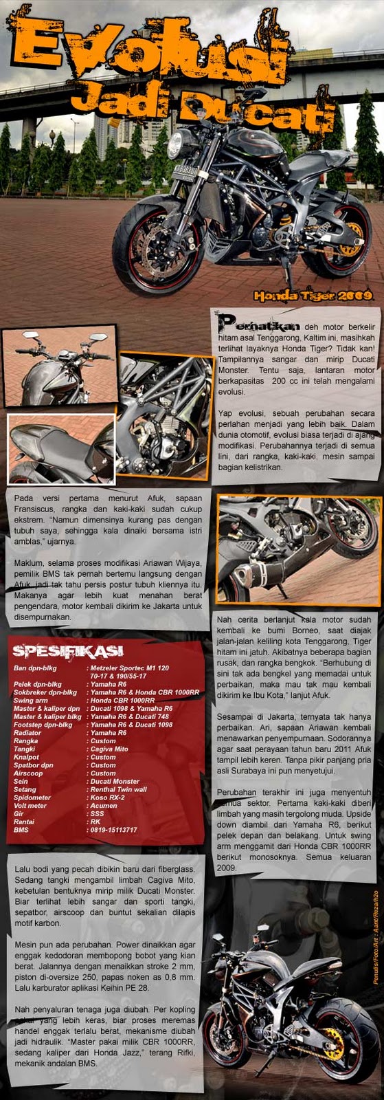 Download Ide Modifikasi Motor Tiger Jadi Cbr Terupdate Velgy Motor