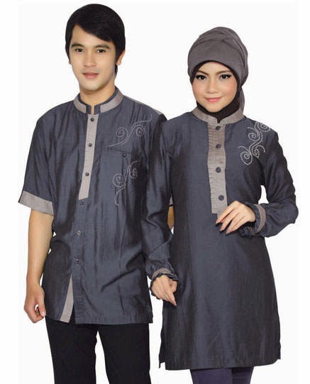 Model Couple Busana Muslim Lebaran 2016 ~ Tutorial Hijab 2016