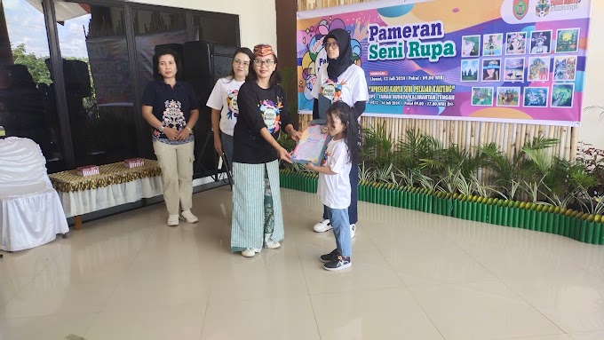 Pameran "Apresiasi Karya Seni Pelajar Kalteng" Beri Ruang Ekspresi Bagi Seniman Muda