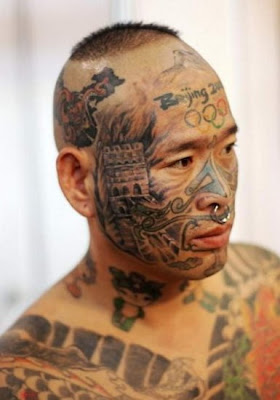 tattooed man