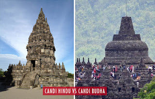 Perbedaan Candi Hindu dan Budha