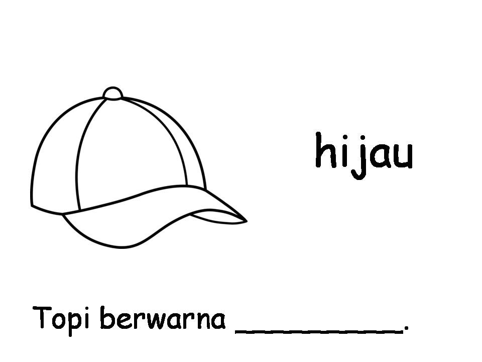  Gambar Bahasa Malaysia Satu Latihan Mewarna Gambar 