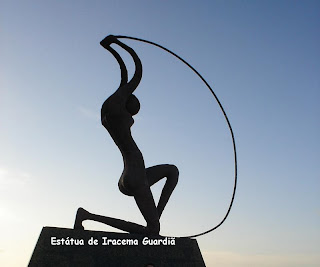 Estátua de Iracema - Praia de Iracema - Fortaleza - CE