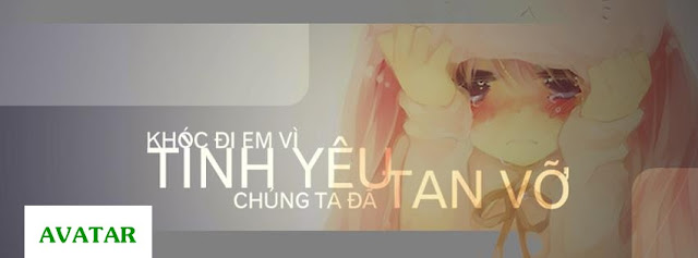 Ảnh bìa khóc vì tình yêu