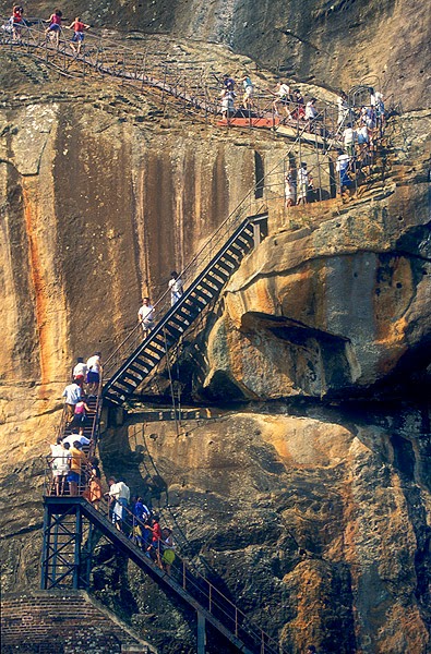 10 Best Adventure Holiday Destinations | Climbing the Rock, Sigiriya, Sri Lanka