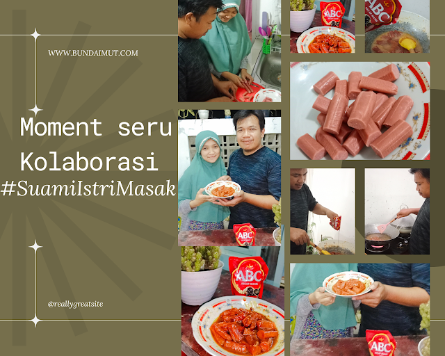 Moment kolaborasi suami istri masak