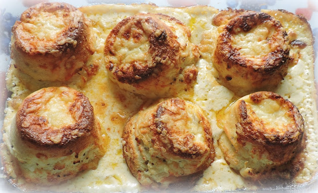 Twice Baked Cheese Soufflés