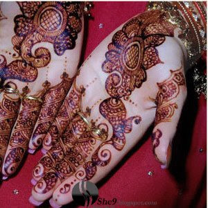 Very Dark Punjabi Mehndi Design