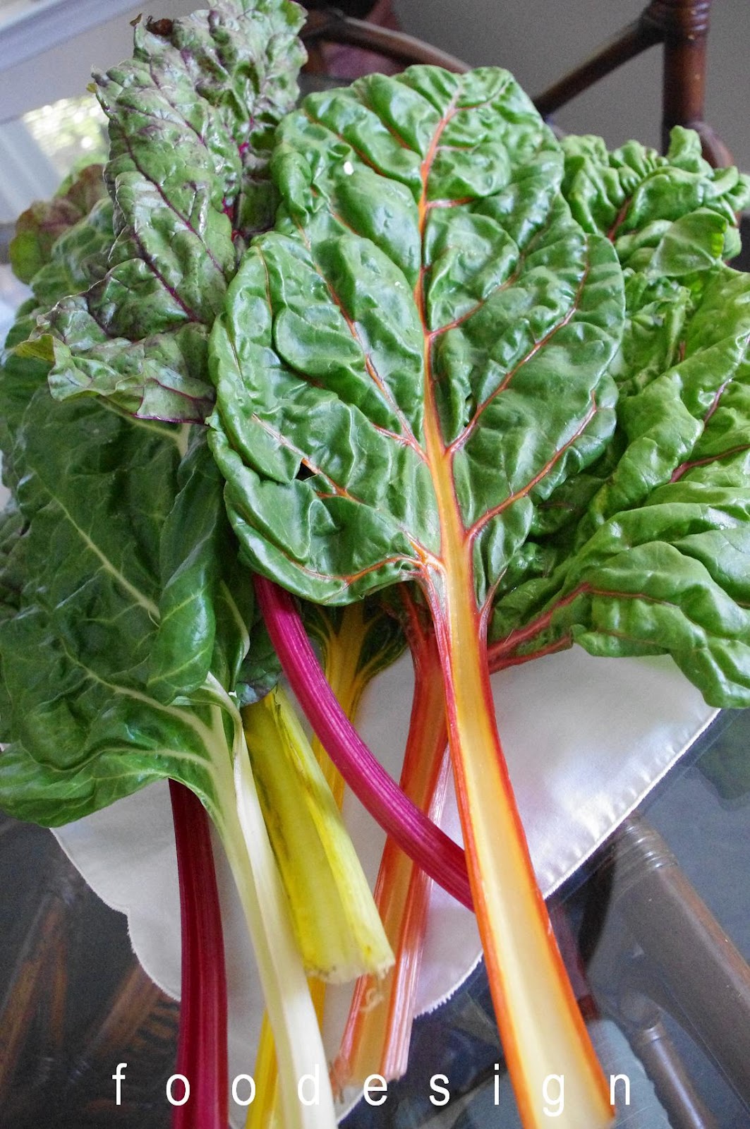 Foodesign: rainbow chard