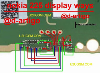 Nokia 225 Lcd ways full jumper diagram gsmfixer