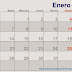 Calendario Enero 2014 personalizables para imprimir