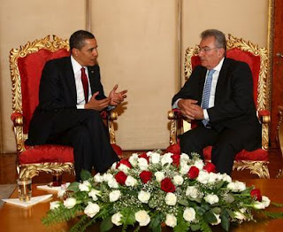 Barack Obama com Deniz Baykal