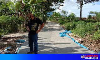 Peratin Gunung Sugih Realisasi Rabat Beton Dari Dana Desa