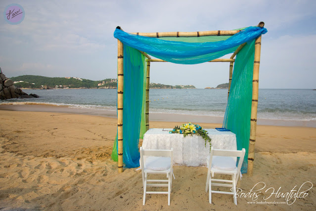 boda en playa, beach wedding, Oaxaca, México, Bodas Huatulco, Wedding Planner