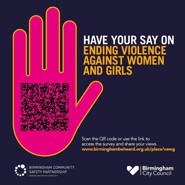 Violence and abuse against women and girls poster