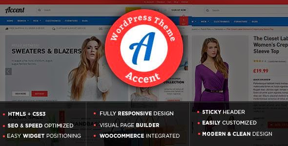 Accent - WooCommerce WordPress Theme