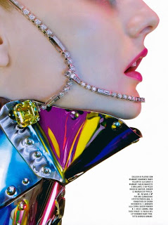 Diamond-Studded Faces by Alix Malka