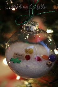 Easy I Spy Christmas Ornaments