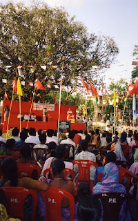İşçi Bayramı toplantısı Agartala, Hindistan